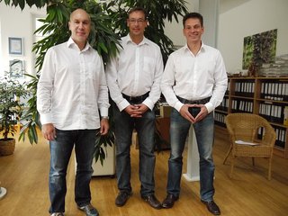Harry Assenmacher, Olaf van Meegen und Dirk Walterspacher