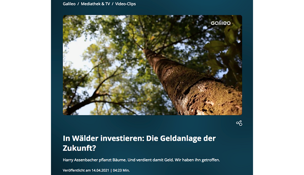 ForestFinance bei Galileo TV